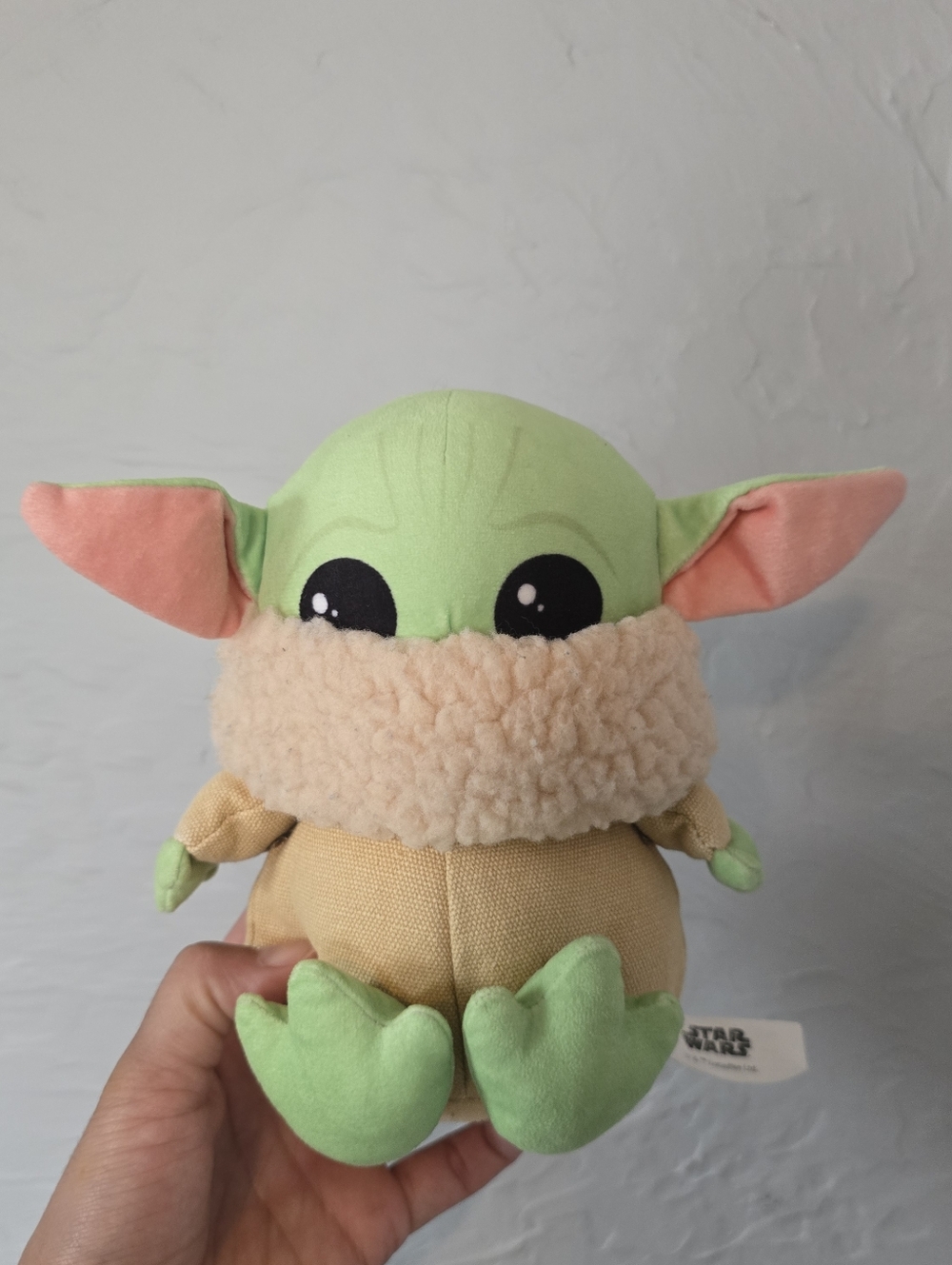 GROGU THE CHILD BABY YODA DOG TOY SITTING PLUSH MANDALORIAN STAR WARS LICSD